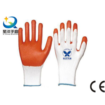 13G poliéster nitrilo cubierto, guantes de trabajo de seguridad (N7001)